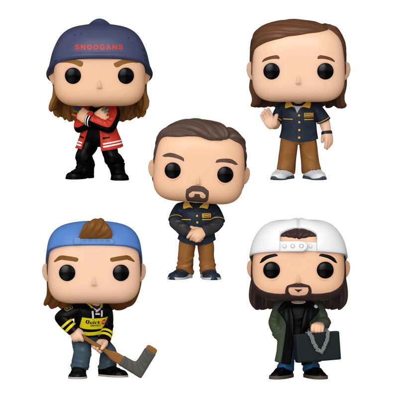 Funko Pop! Movies: Clerks 3 set of 5 Funko Pops