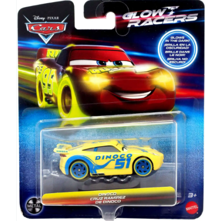 Matchbox: Cars Glow Racers - Dinoco Cruz Ramirez
