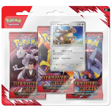Pokémon: Destined Rivals - Blister 3-pack Kangaskhan