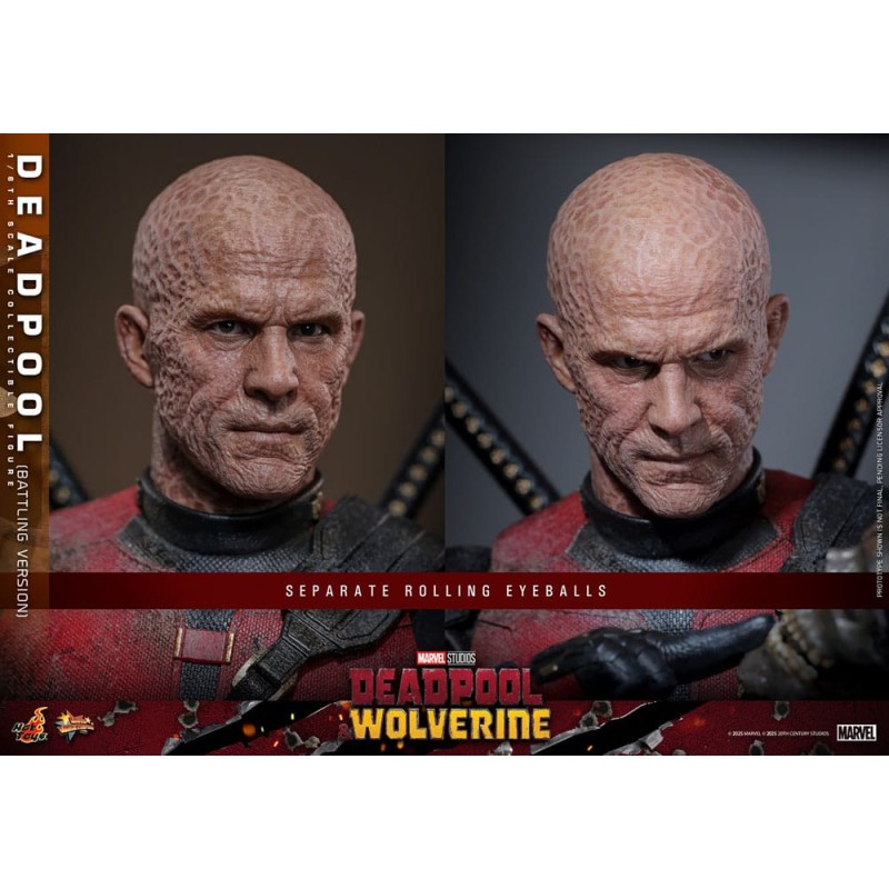 Hot Toys Deadpool & Wolverine: Deadpool (Battling Version) 1/6