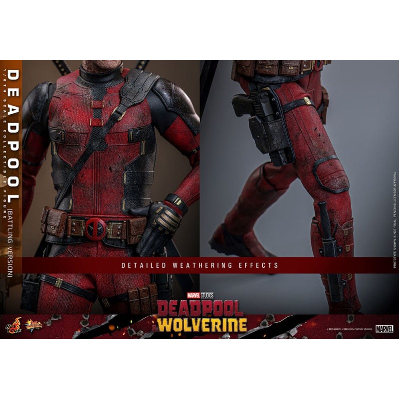 Hot Toys Deadpool & Wolverine: Deadpool (Battling Version) 1/6