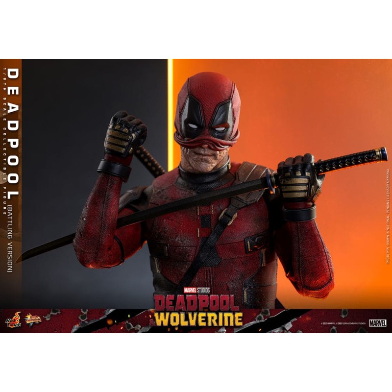 Hot Toys Deadpool & Wolverine: Deadpool (Battling Version) 1/6