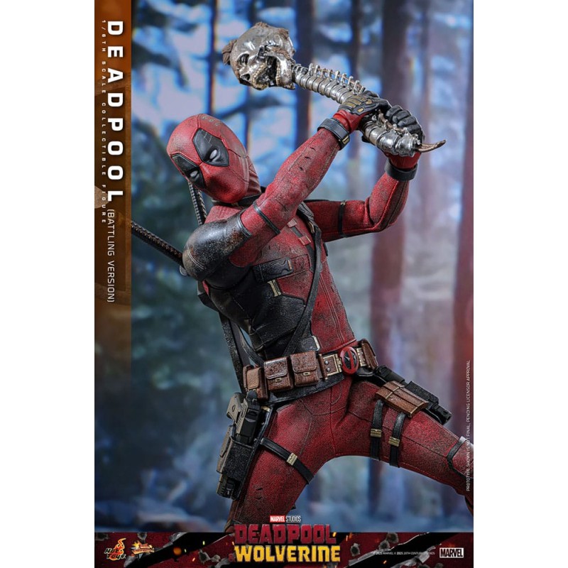 Hot Toys Deadpool & Wolverine: Deadpool (Battling Version) 1/6