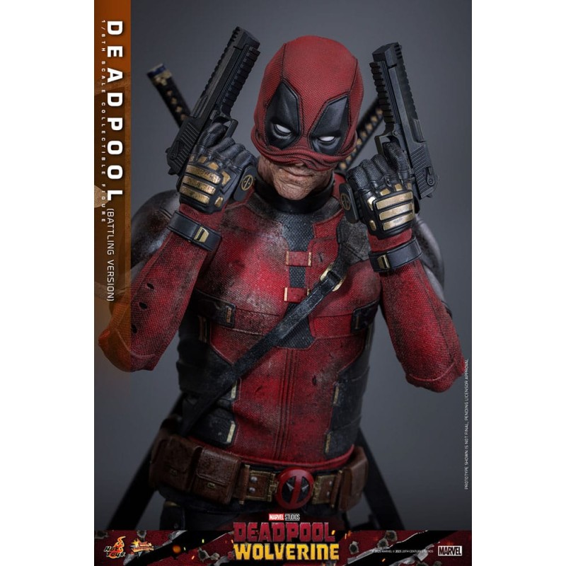 Hot Toys Deadpool & Wolverine: Deadpool (Battling Version) 1/6