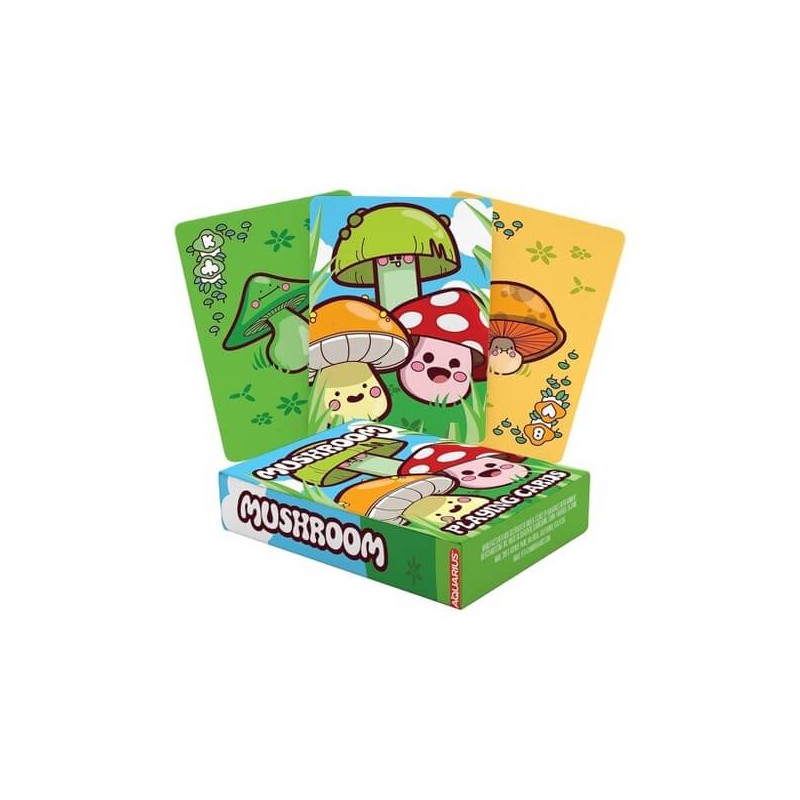 Kawaii Playing Cards: Mushroom