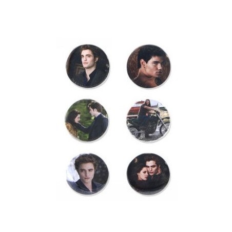 Twilight New Moon: 6 Cast Buttons