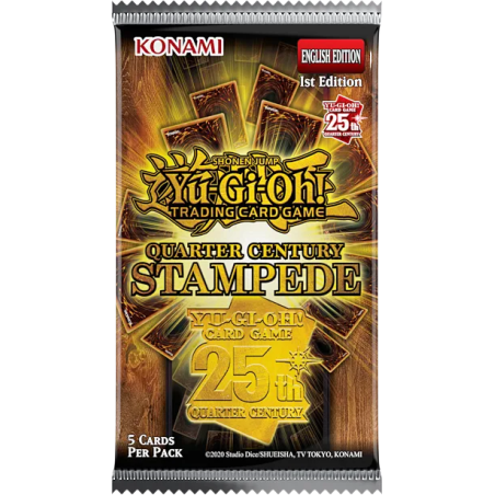 Yu-Gi-Oh: Quarter Century Stampede (1 booster pack)