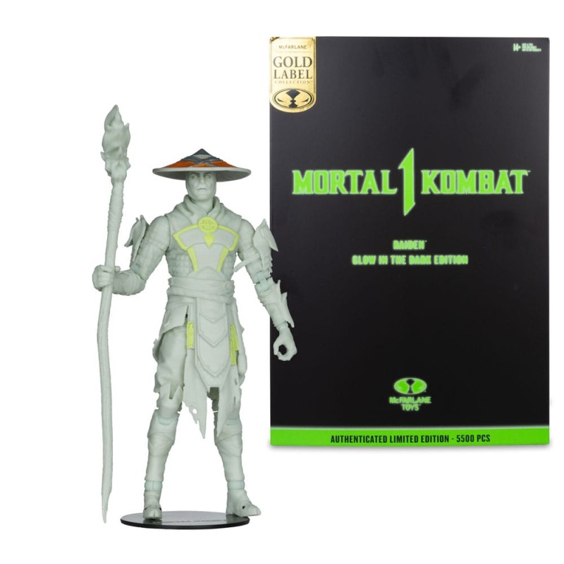 Mortal Kombat: Raiden (Gold Label) Glow in the Dark Action