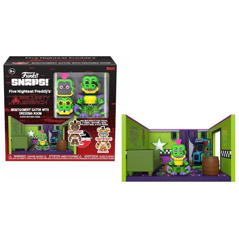 Five Nights at Freddy's: Snap Playset & Action Figure