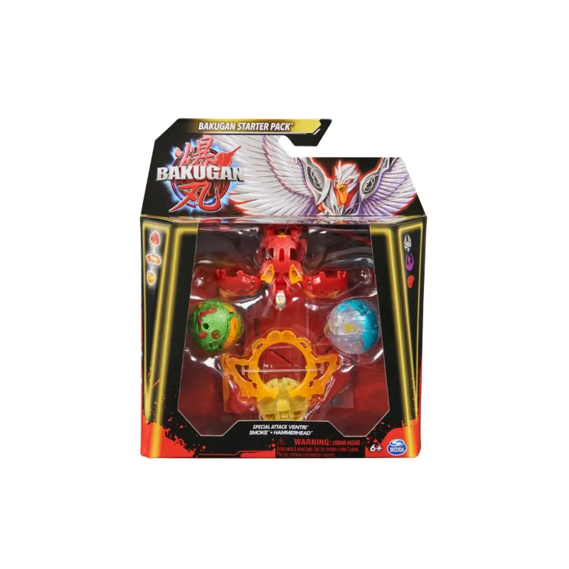 Spin Master Bakugan: Starter Pack Ventri - Smoke - Hammerhead