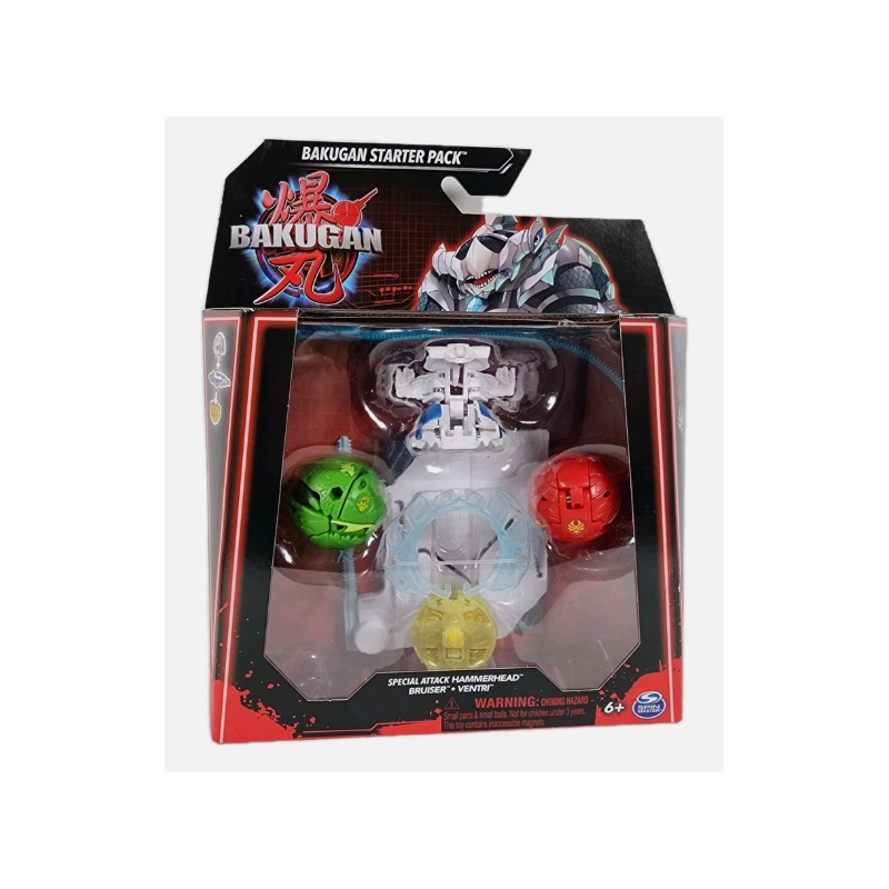 Spin Master Bakugan: Starter Pack Hammerhead - Bruiser - Ventri