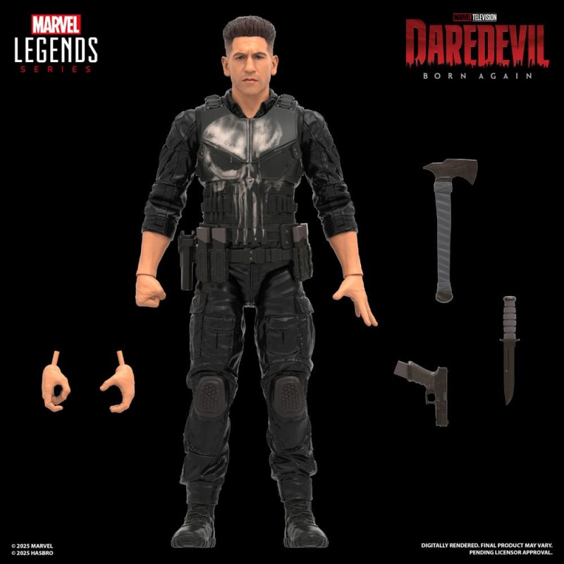 Marvel Legends: Daredevil Born Again - Punisher Action Figure