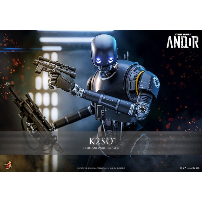 Hot Toys Star Wars: K-2SO (Andor) 1/6 Scale Figure 36 cm