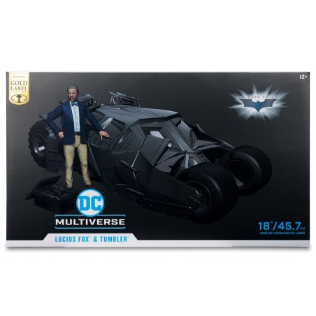 DC: Tumbler with Lucius Fox (The Dark Knight) Vehicle and