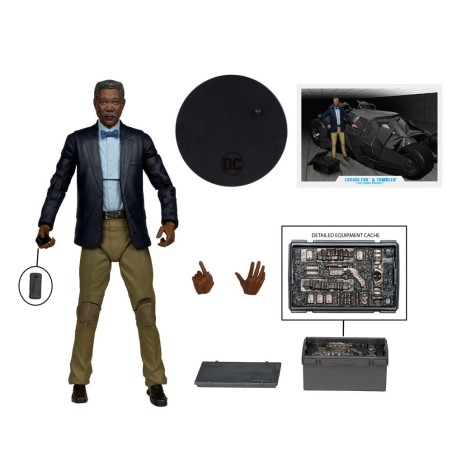 DC: Tumbler with Lucius Fox (The Dark Knight) Vehicle and