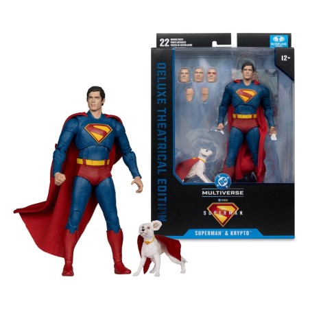 DC Multiverse: Superman 2025 - Superman & Krypto Deluxe Action