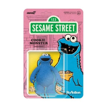 Sesamstraat: Cookie Monster ReAction Figure 10 cm