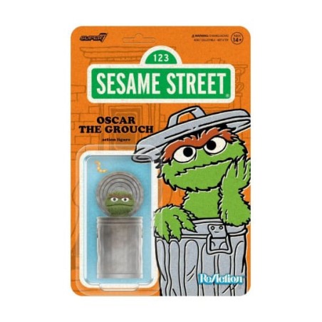 Sesamstraat: Oscar the Grouch ReAction Figure 10 cm