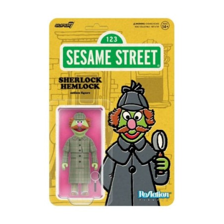 Sesamstraat: Sherlock Hemlock ReAction Figure 10 cm