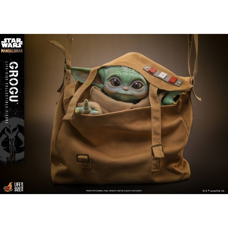 Hot Toys Star Wars: Life-Size Grogu Figure 37 cm