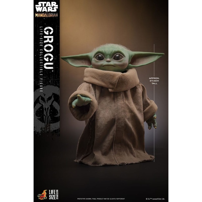 Hot Toys Star Wars: Life-Size Grogu Figure 37 cm