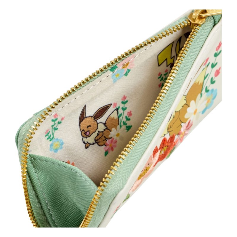Loungefly: Pokémon - Pikachu & Eevee Floral Wallet