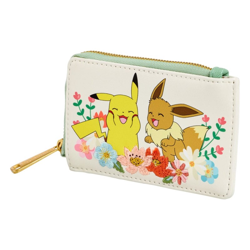 Loungefly: Pokémon - Pikachu & Eevee Floral Wallet