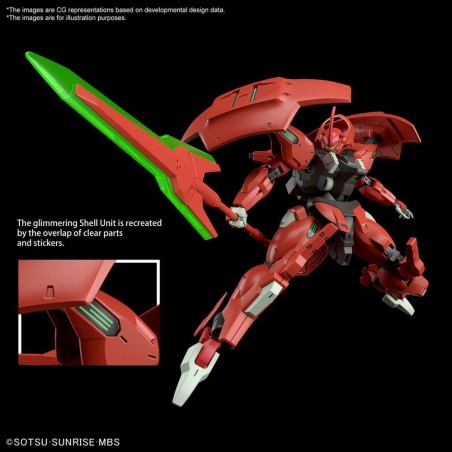 Gundam Model Kit: The Witch from Mercury High Grade Plastic