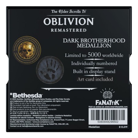The Elder Scrolls IV: Oblivion Medallion Dark Brotherhood The Elder Scrolls IV: Oblivion Medallion Dark Brotherhood