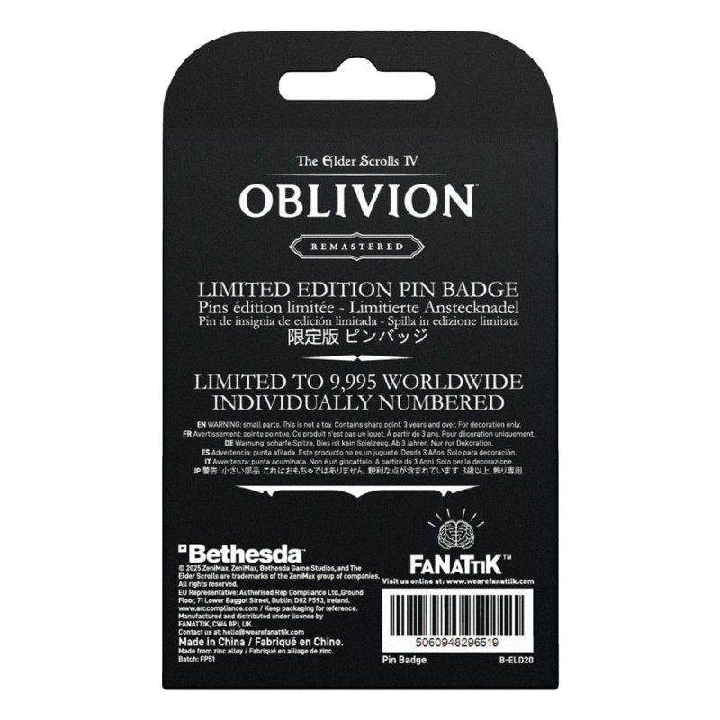 The Elder Scrolls IV: Oblivion Pin Badge Adoring Fan