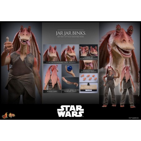 Hot Toys Star Wars: Jar Jar Binks 1/6 Scale Figure 33 cm Hot Toys Star Wars: Jar Jar Binks 1/6 Scale Figure 33 cm