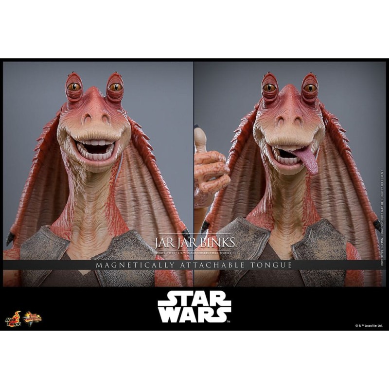 Hot Toys Star Wars: Jar Jar Binks 1/6 Scale Figure 33 cm