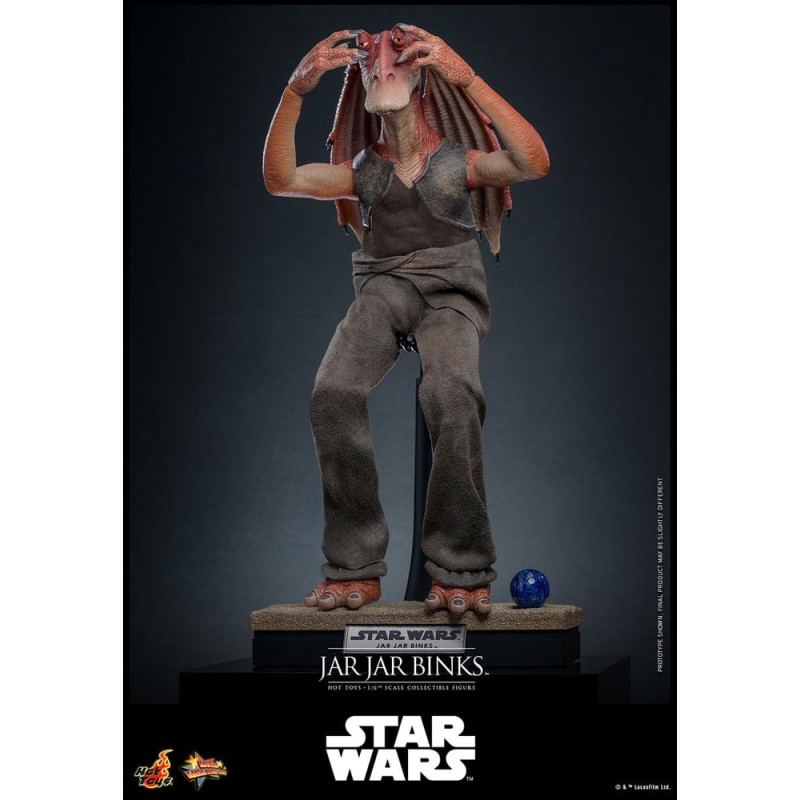 Hot Toys Star Wars: Jar Jar Binks 1/6 Scale Figure 33 cm