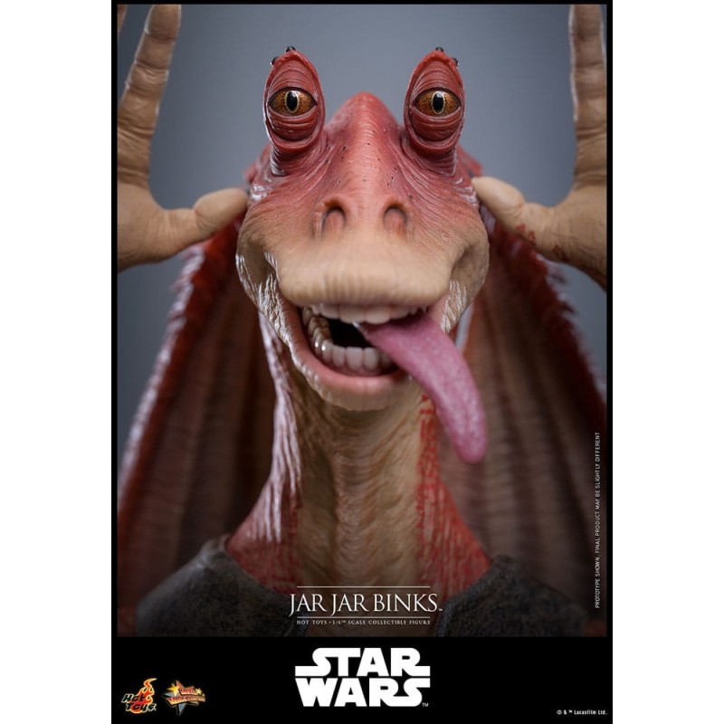 Hot Toys Star Wars: Jar Jar Binks 1/6 Scale Figure 33 cm