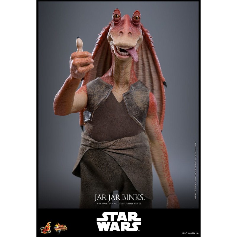 Hot Toys Star Wars: Jar Jar Binks 1/6 Scale Figure 33 cm
