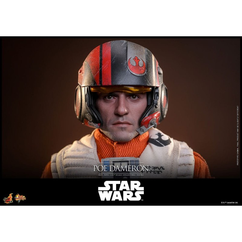 Hot Toys Star Wars: Poe Dameron 1/6 Scale Figure 30 cm