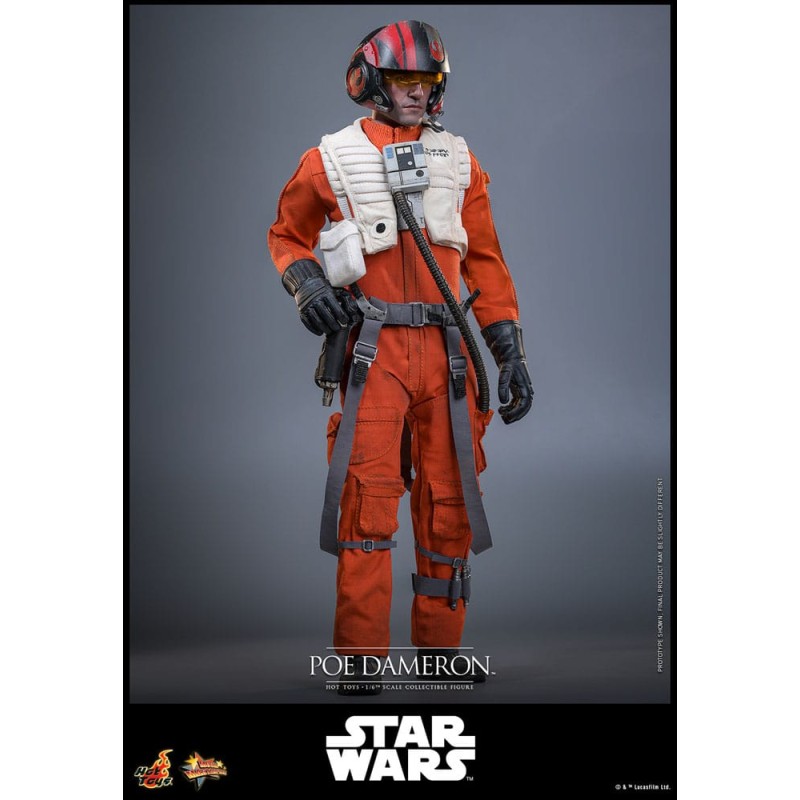 Hot Toys Star Wars: Poe Dameron 1/6 Scale Figure 30 cm