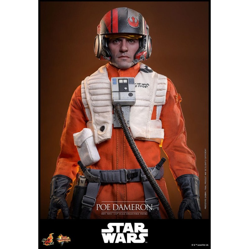 Hot Toys Star Wars: Poe Dameron 1/6 Scale Figure 30 cm
