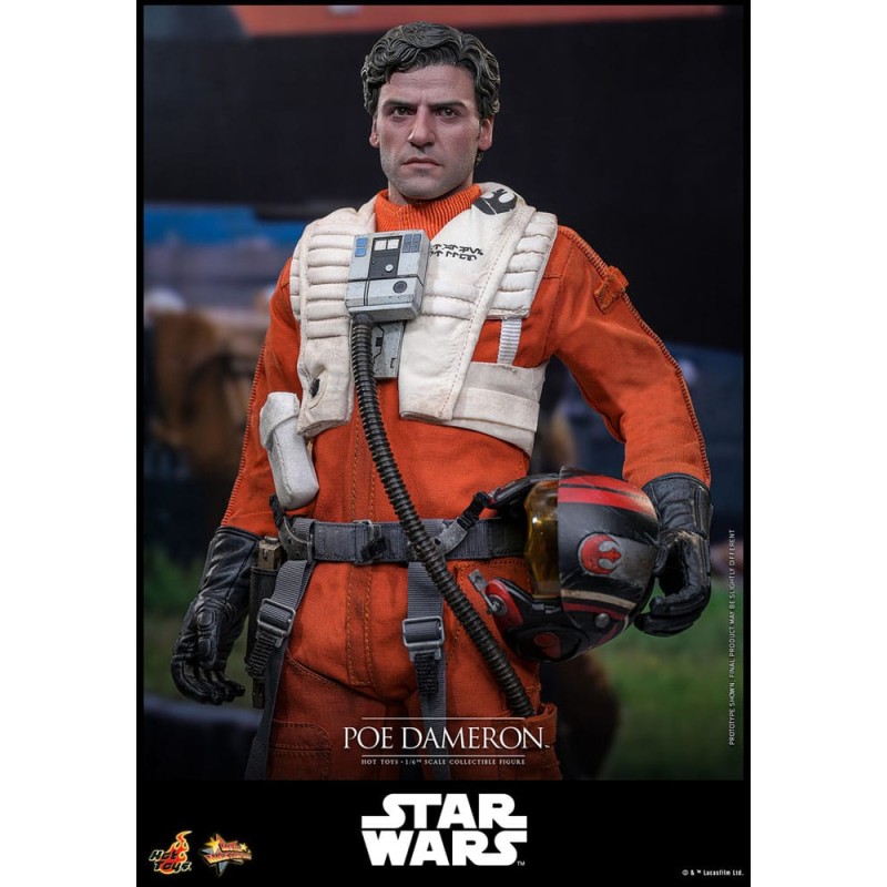 Hot Toys Star Wars: Poe Dameron 1/6 Scale Figure 30 cm