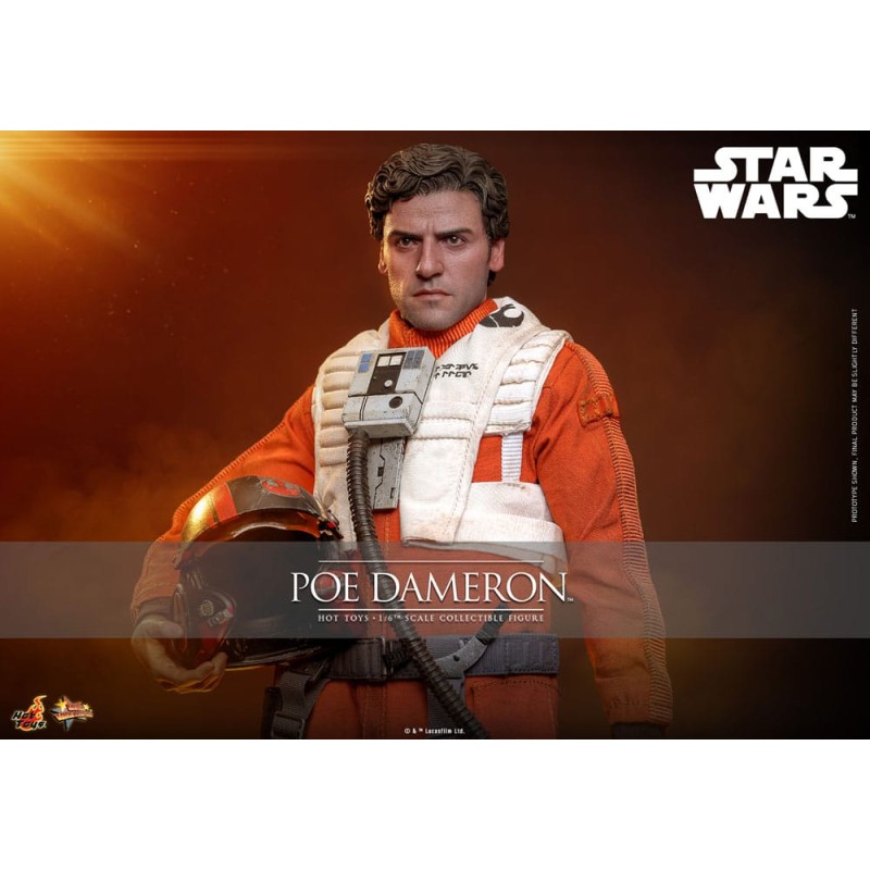 Hot Toys Star Wars: Poe Dameron 1/6 Scale Figure 30 cm