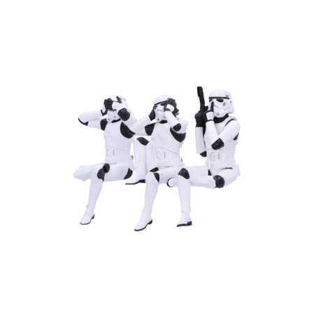 Star Wars: Stormtrooper Three Wise Sitting Troopers 11 cm