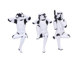 Star Wars: Stormtrooper Three Wise Sitting Troopers 11 cm