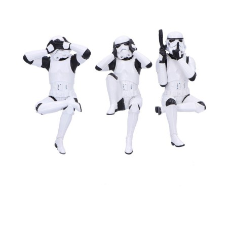 Star Wars: Stormtrooper Three Wise Sitting Troopers 11 cm
