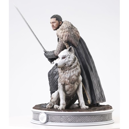 Game of Thrones: Jon Snow & Ghost Gallery PVC Statue 25 cm Game of Thrones: Jon Snow & Ghost Gallery PVC Statue 25 cm