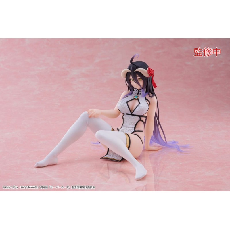 Overlord PVC Statue Desktop Cute Figure Albedo Chinese Dress