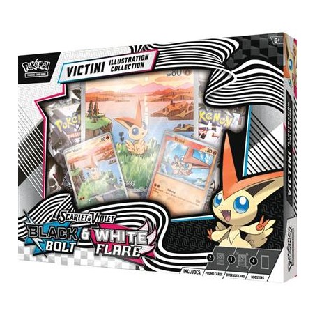 Pokémon: Black Bolt & White Flare - Victini Illustration