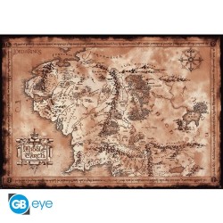 Poster: The Lord of the Rings - Middle Earth Map