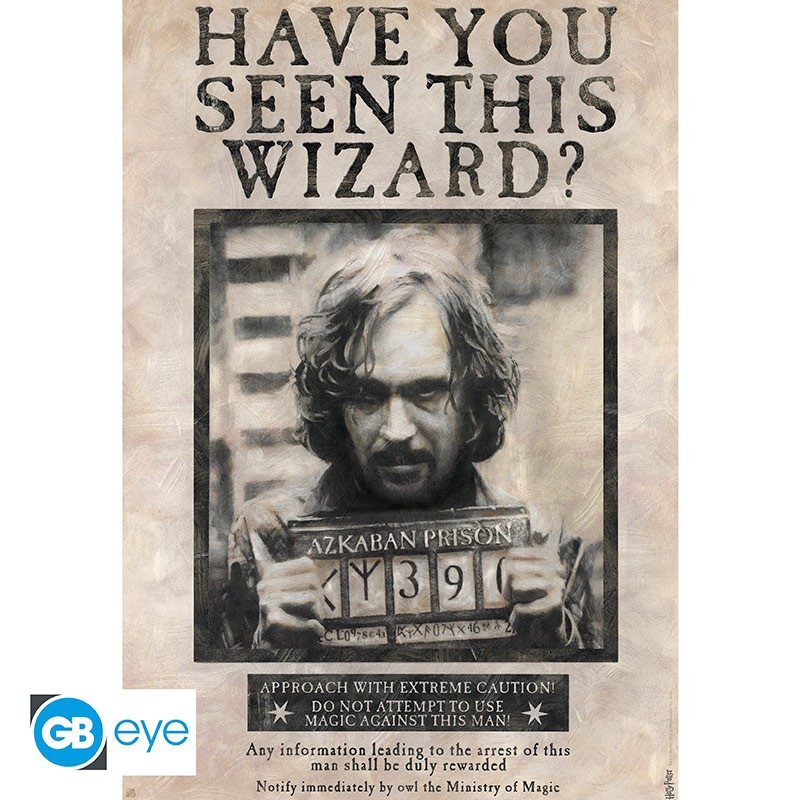 Poster: Harry Potter - Wanted Sirius Black