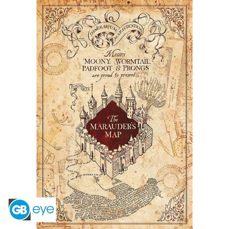 Poster: Harry Potter - Marauder's Map