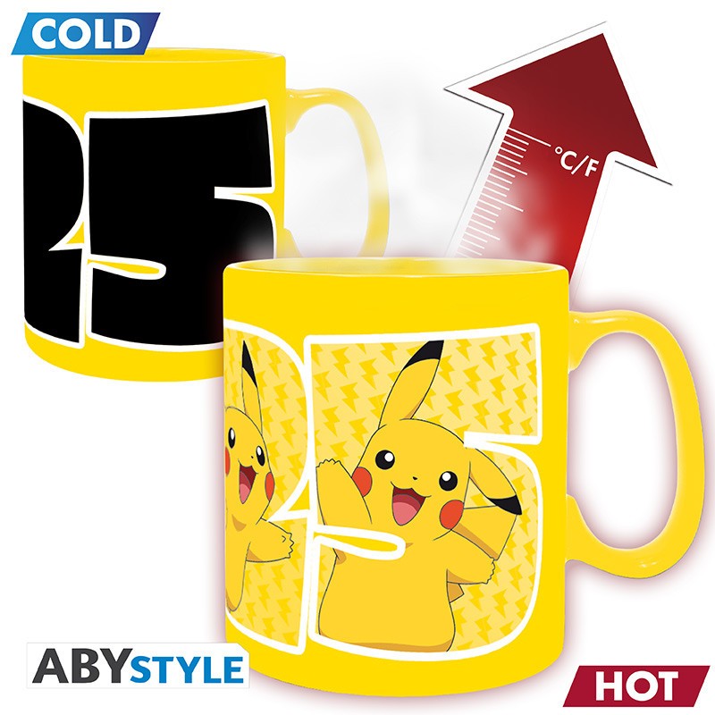 Pokémon: Pikachu 025 Heat Change Mug 460 ml